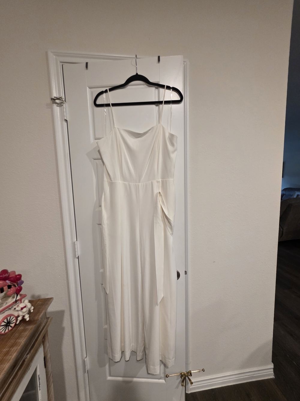 Nine West Wide Leg Jumpsuit with Spaghetti Straps